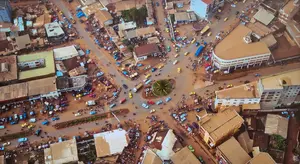 The city of Bafoussam in Cameroon