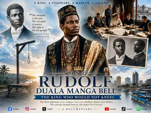 king rudolf-duala-manga-bell in historical-douala cameroon