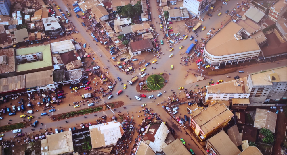 City of Bafoussam in Cameroon