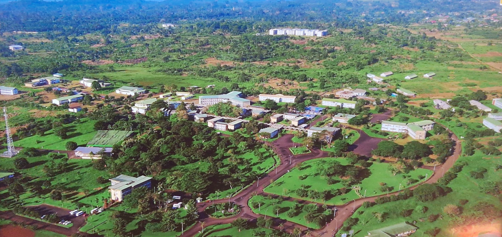 The University of Buea viewed from the sky The University of Buea viewed from the sky
