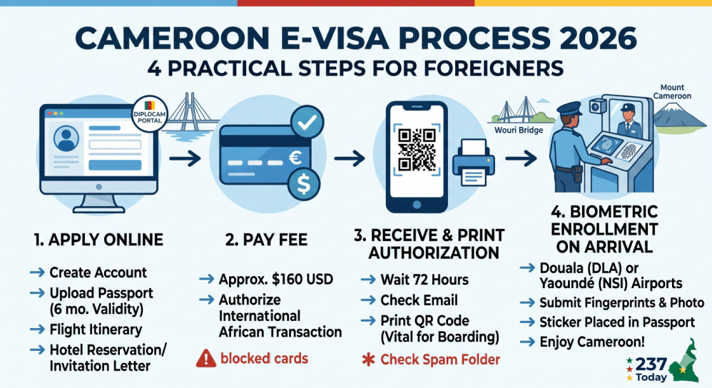Do foreigners need a visa for Cameroon?