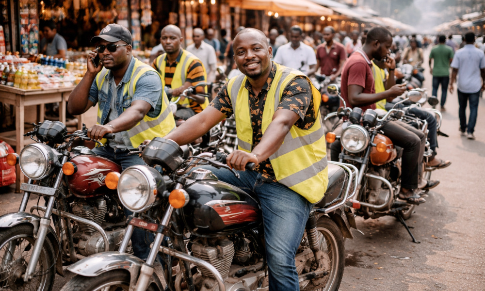 Cameroon Motorbike Men