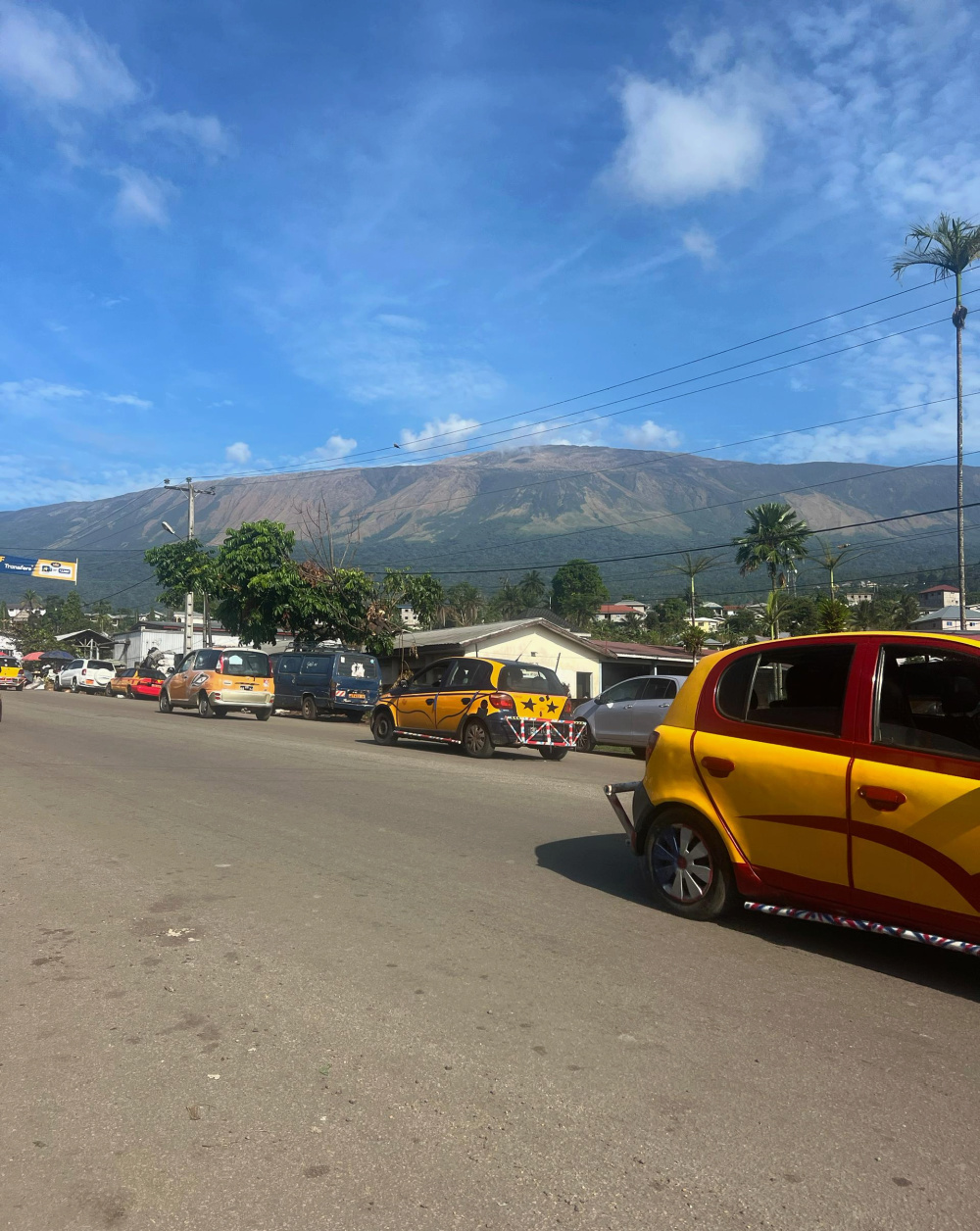 Mount Cameroon on a bright day