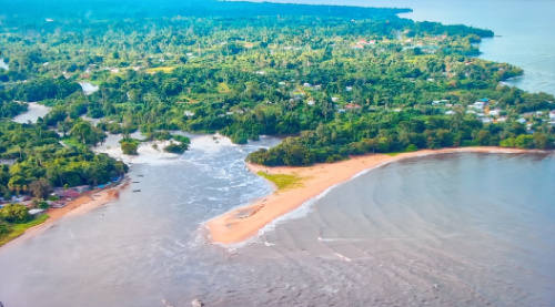 beach town of Kribi in Cameroon