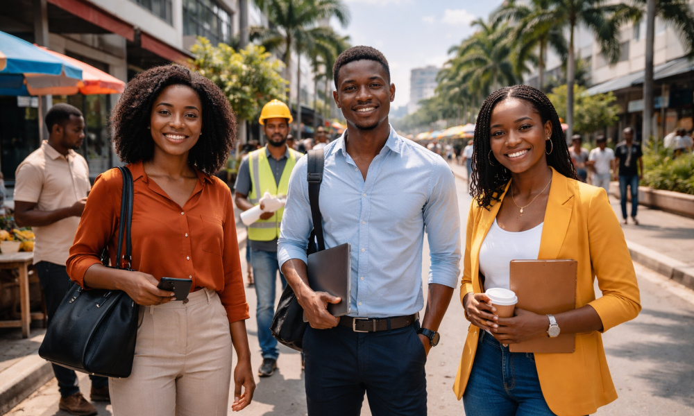 Urban workers illustrating employment and job market in Cameroon explained