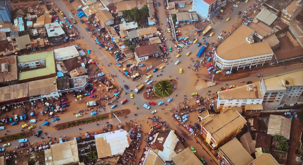 The city of Bafoussam in Cameroon