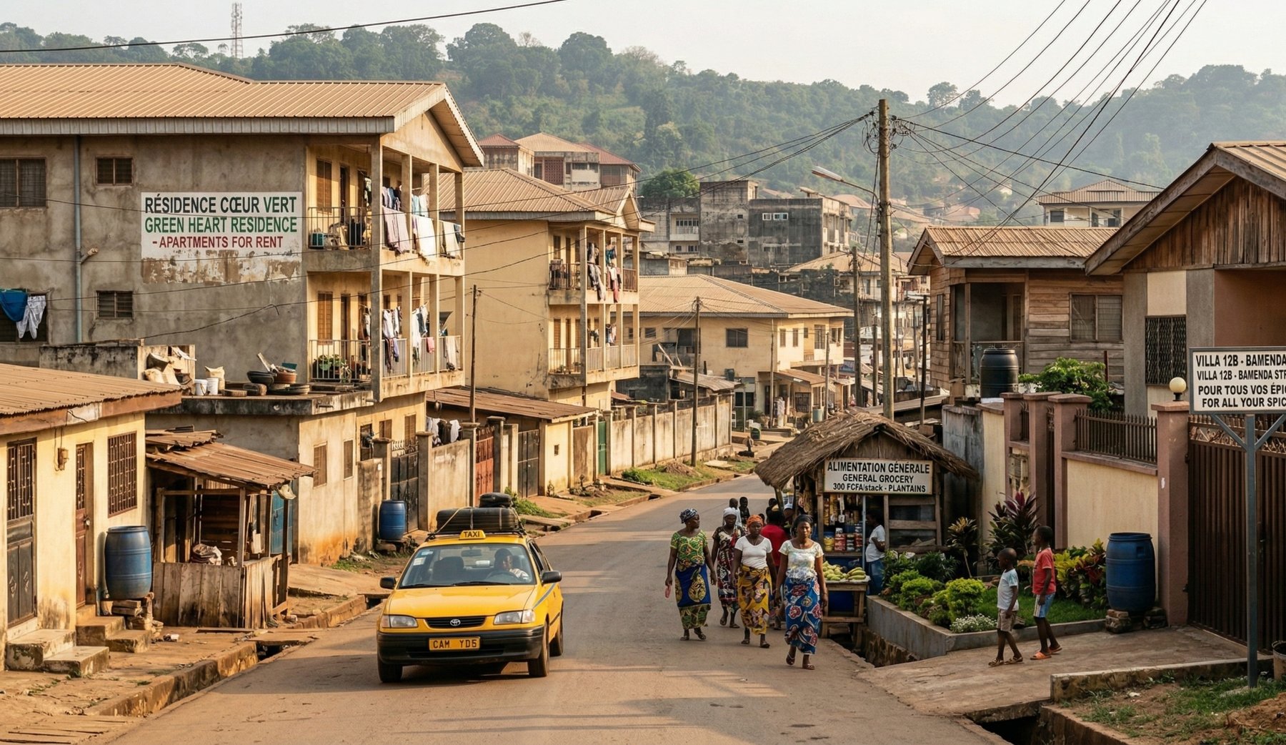 Urban residential housing representing housing in Cameroon explained Urban residential housing representing housing in Cameroon explained